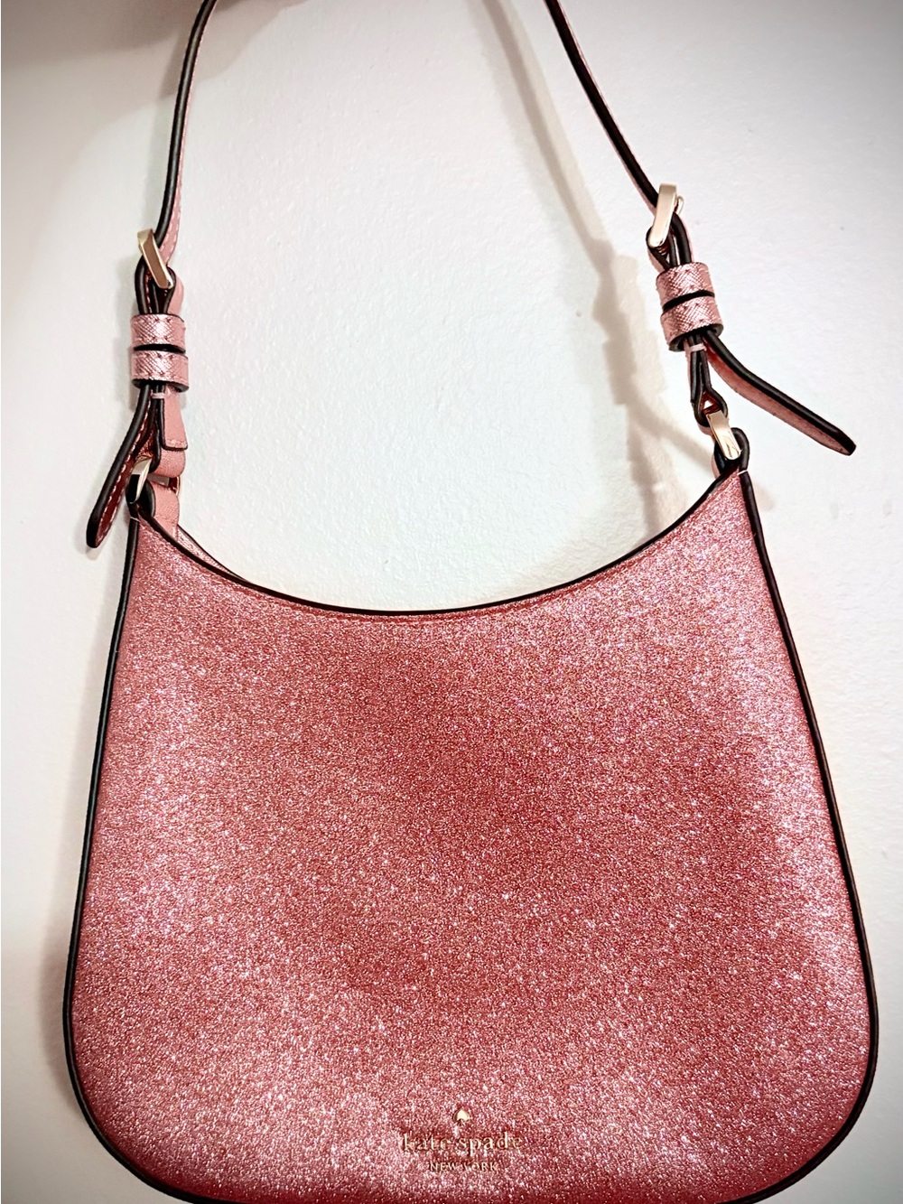 kate spade Glitter Rose Pink Shoulder Bag - Picture 2 of 4